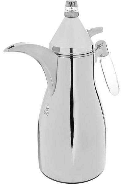 Alsaif Gallery Maimouna Thermos Set, Silver, Transparent, Two Pieces