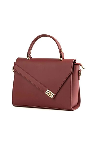 Armine Kadın Sade Kilitli El ve Omuz Çantası 405