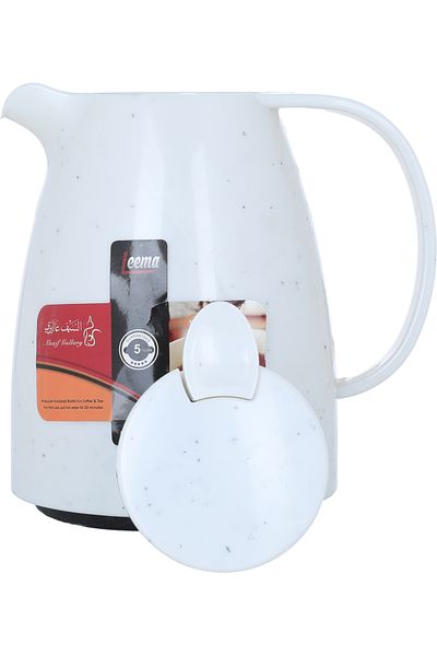 Alsaif Gallery Lima Thermos 0.65 Liter Light Gray Marble Press