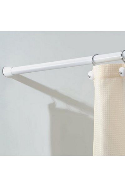 Interdesign قضيب ستارة حمام كاميو 198-274 سم أبيض