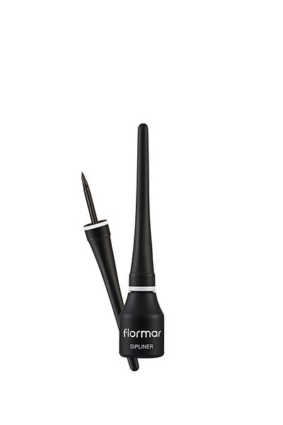 Flormar بلانر شبه مطفي مع فرشاة لباد رفيعة مصبوغة بشكل مكثف (أسود) - بلانر 3000 أسود-8690604330003