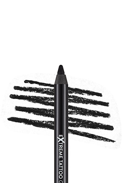 Flormar Water Resistant Gel Eye Pencil (BLACK)-extreme Tattoo Gel Pencil-006 Onyx-8682536028882