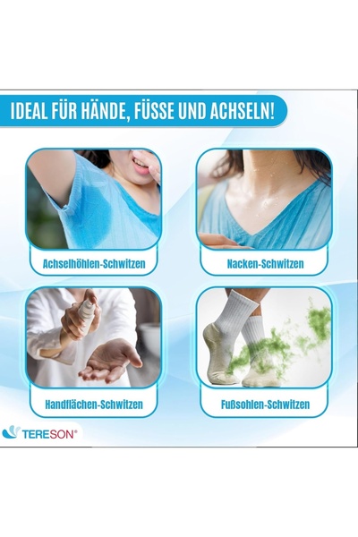 Tereson Tereson αντιιδρωτικό σπρέι 50ml, ισχυρό κατά της εφίδρωσης στις μασχάλες και τα χέρια