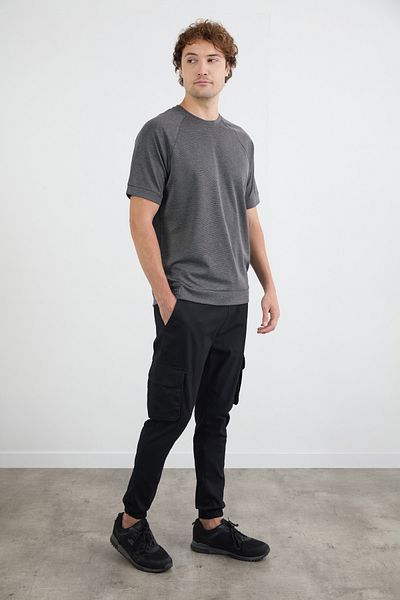 Fulla Moda Tie Waist Cargo Pocket Παντελόνι