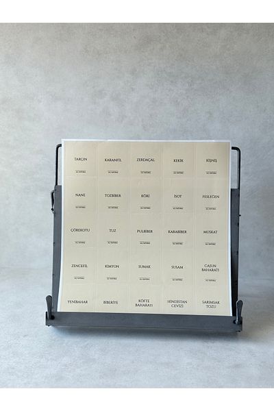 Dekorzdükkan Cream Color 25 Label (100% Water Resistant)