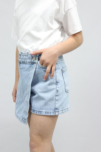 Ede Tekstil JEANS ŞORT FUSTĂ FOARTE UTILĂ