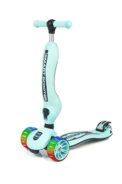 LAYLİNE Smart Oturaklı Çocuk Scooter 3 Tekerlekli Işıklı Ledli Scooter Yükseklik Ayarlı