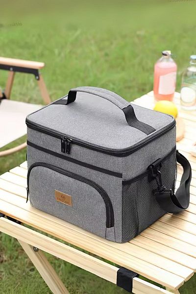 Ecrou Multi-Purpose Food with Heat Preservation, Carrying Bag Gray 14 L