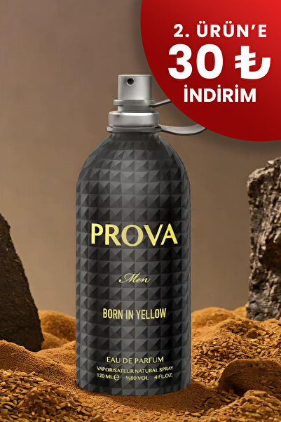 prova Born In Yellow Edp Amber Oriental Erkek Parfüm 120 ml