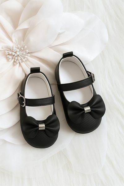 mia mia Baby Girl Bow First Step Shoes Size 18-19