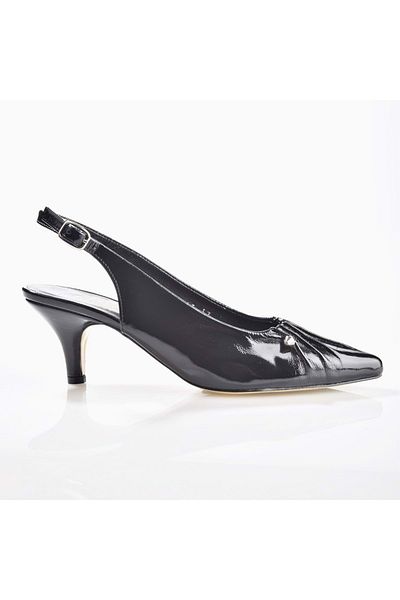 NİSH EXCLUSİVE Nish Exclusive 2543 Women's Open Back Decorated Heeled Shoes