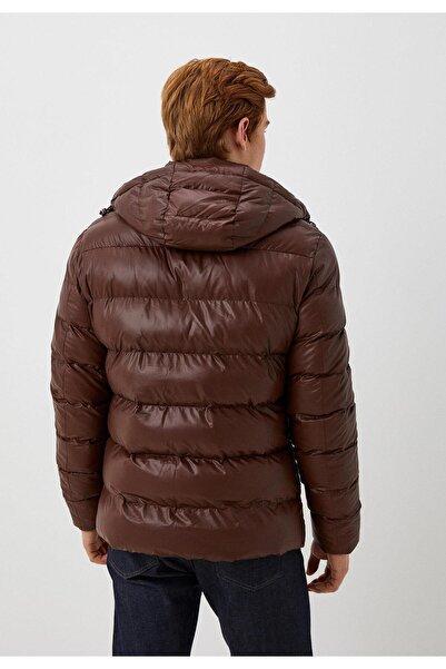 NCS Men's Hooded Thermo-Filled Wind and Water Repellent Slim Fit Coat NCSJEANS 4989