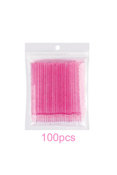 Choice 100 قطعة من فرشاة تطبيق صغيرة من الكريستال باللون الأحمر الوردي 100/50...