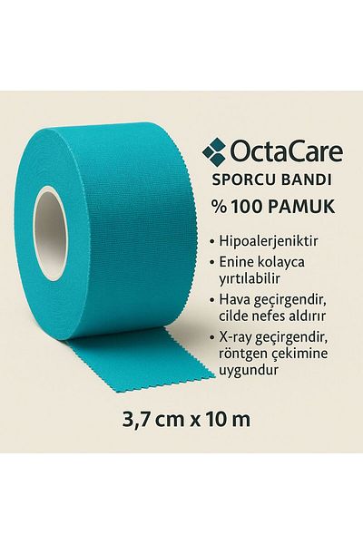 Octacare Rigid Fixation Adhesive Athlete Bandage 3.7cm