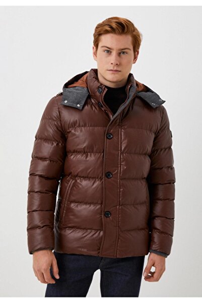 NCS Men's Hooded Thermo-Filled Wind and Water Repellent Slim Fit Coat NCSJEANS 4989