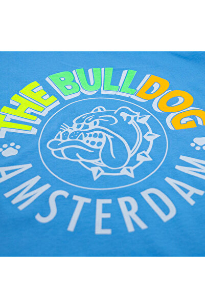 SAFECARE Tricou Albastru The Bulldog Amsterdam Original Rainbow Logo Marimea M
