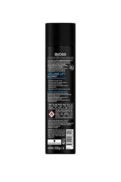Syoss Volume Lift Saç Spreyi 400 ml x 2 Adet