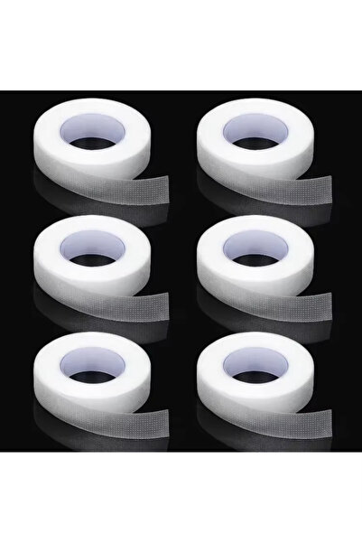 CNKESS 6 rolls Eyelash Tape Transparent Adhesive Fabric 9m/10 Yard/Roll Adhes...