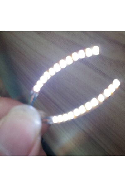 Choice زوج واحد من الرموش الصناعية المضيئة LED المقاومة للماء واللمعان والساحر مناسبة للحفلات والنوادي والهالوين