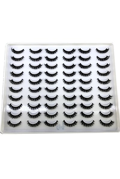 Choice1 30 زوجًا من رموش المنك ثلاثية الأبعاد الجديدة المصنوعة يدويًا من 30 زوجًا من الرموش الاصطناعية القصيرة المتقاطعة والرموش الطبيعية غير المرتبة