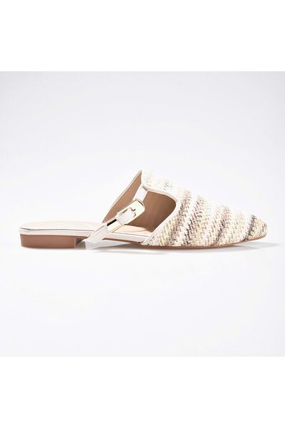 ERDAL KOÇYİĞİT AYAKKABI Ek Park Moda K606 Women's Straw Slippers