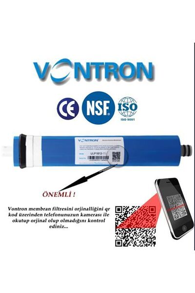 VONTRON Su Arıtma Cihazları Için Orijinal Membran 75gpd