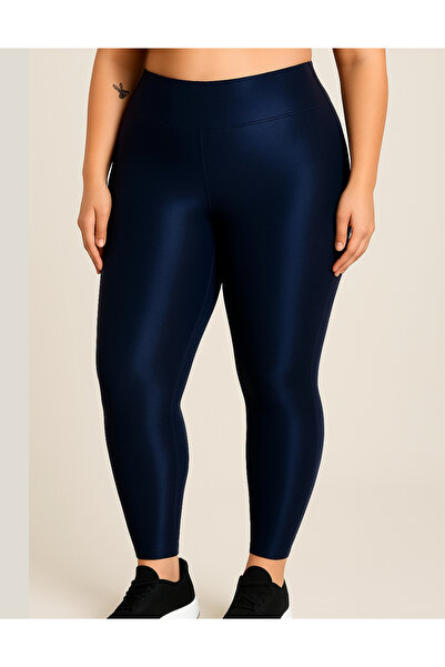 ALYA UNDERWEAR Nagy méretű leggings búvárszövet magas derekú