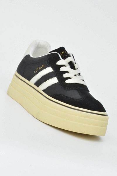 Lufian 121230025 Angela Sneaker Unisex Αθλητικά Παπούτσια Μαύρα