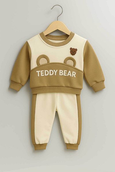 Peki Baby Boy Teddy Bear Cotton Teddy Bear Set - Add 5 Pay 4, Gift Tracksuit 14821