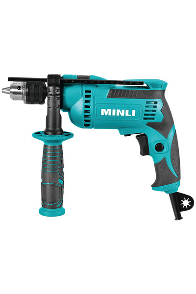 MINLI مثقاب كهربائي ١٣ مم - تيار متردد عالي القدرة للخشب والمعادن والجدران | ...