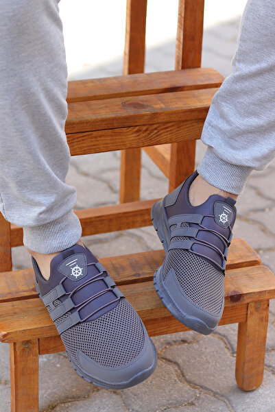 Vojo Huboss Зручна підошва для ходьби та бігу Сірі чоловічі кросівки без шнурків