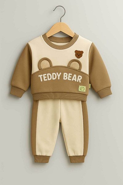 Peki Baby Boy Teddy Bear Cotton Teddy Bear Set - Add 5 Pay 4, Gift Tracksuit 14821