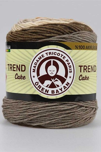Ören Bayan Trend Cake Χειροποίητο Πλεκτό Νήμα 200 Gr Χρώμα 624