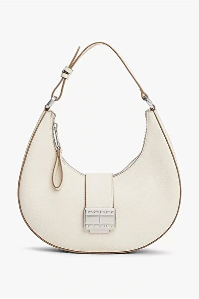 Tommy Hilfiger Crush Women's Beige Shoulder Bag Aw0Aw17539Acg