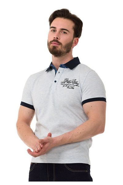 Cipo & Baxx Ανδρικό μπλουζάκι Ct767 Written Polo Neck
