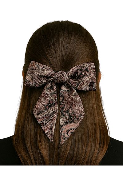 Stella Eşarp Women's Hair Clip with Bow