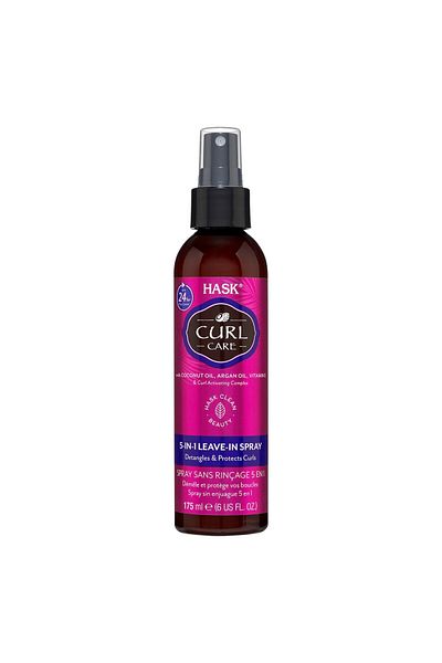 HASK Curl Care 5 In 1 Leave-in Spray For Curly Hair - 175 ml - Hydrating & Defining