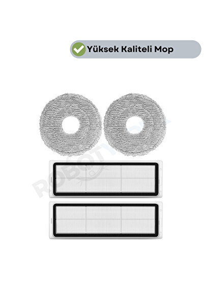 robotyedek Mop de schimb compatibil Dreame L10S Pro Gen 2 și filtru Hepa - 4 ...