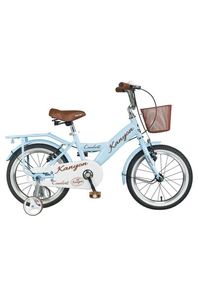 LOOVE BEBE Nova Çocuk 16 jant Bisiklet Kız Erkek Nova Çamurluklu Sepetli Rahat Kullanışlı Şehir Bisikleti