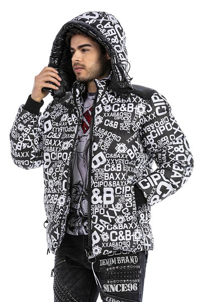 Cipo&Baxx Cm193 Cıpo & Baxx Printed Φουσκωτό Παλτό
