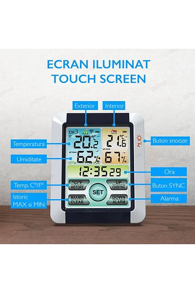 JustZEN Thermometer and Hygrometer for indoor and outdoor JustZen™ 8851