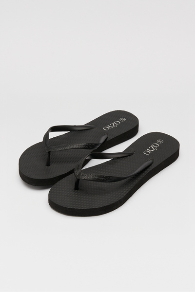 OZYO Havana Black Flip Flops