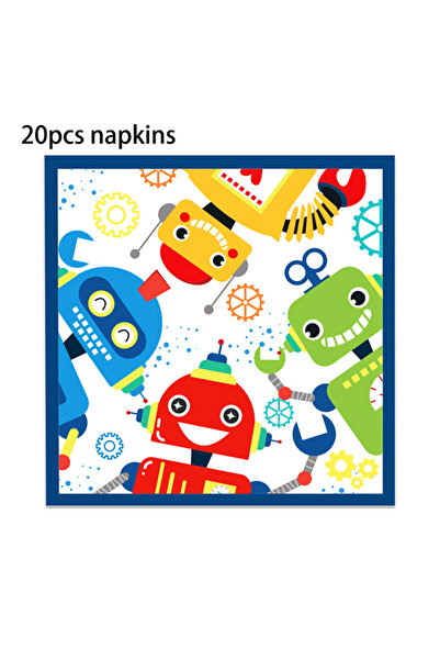 Choice MM203-zj-8 قطع طقم أدوات مائدة للاستخدام مرة واحدة لحفلات الروبوتات ال...