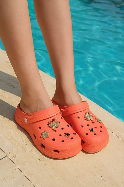 Horoz Stoned Cros Sandal Slippers Trending Product Mango