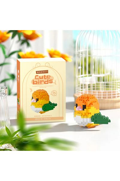 Choice 8916 Mini Building Blocks 3d Bird Series Cute Parrot Model Bricks Set Assemble Kawaii Table Decor To