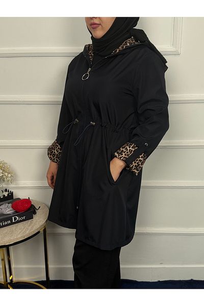 RACE FASHİON Καμπαρντίνα 90cm με Εσωτερικό Λεοπάρ σχέδιο RC905010
