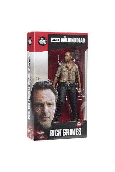 BANDAI With Box 01 Movie The Walking Dead Characters Rick Daryl Negan Pvc Action Figure Collectible Model T