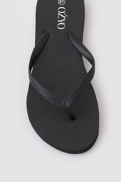OZYO Havana Black Flip Flops