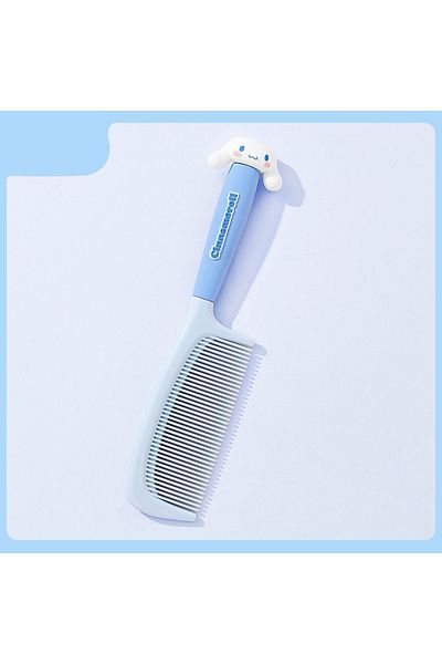 BANDAI Cinnamoroll Kawaii Sanrio Comb Kuromi Melody Cinnamoroll Cute Cartoon Fashion Dressing Comb Relaxin