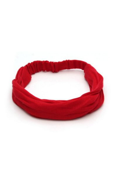 michaeller Parachute Bandana Απλό μονόχρωμο βαμβακερό ύφασμα ελαστικό σετ 3 μαύρων ναυτικό μπλε κόκκινο